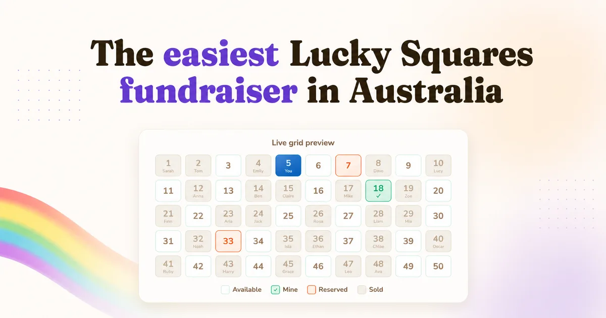 Lucky Squares Fundraisers: How They Work and Why They Raise More